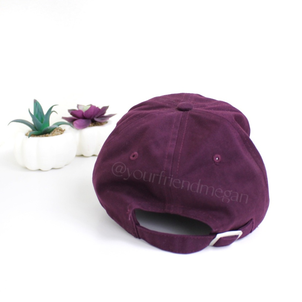 Victoria’s Secret PINK Plum Strap Back Baseball Cap - Picture 4 of 6